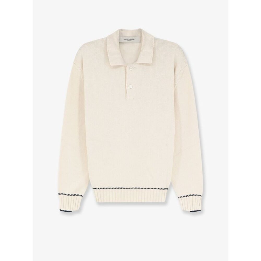 Golden Goose Deluxe Brand Men Ribbed Cotton Sweater